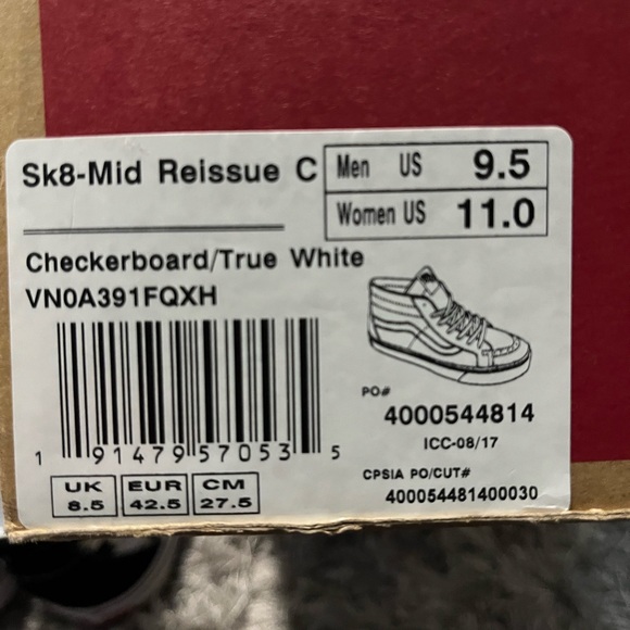 Vans Sk8-Mid Reissue 11M - Picture 2 of 6